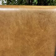 Set of 4 English beech chairs with faux leather from the 1980s.