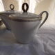 White and silver coffee service or Bavaria Waldsassen.