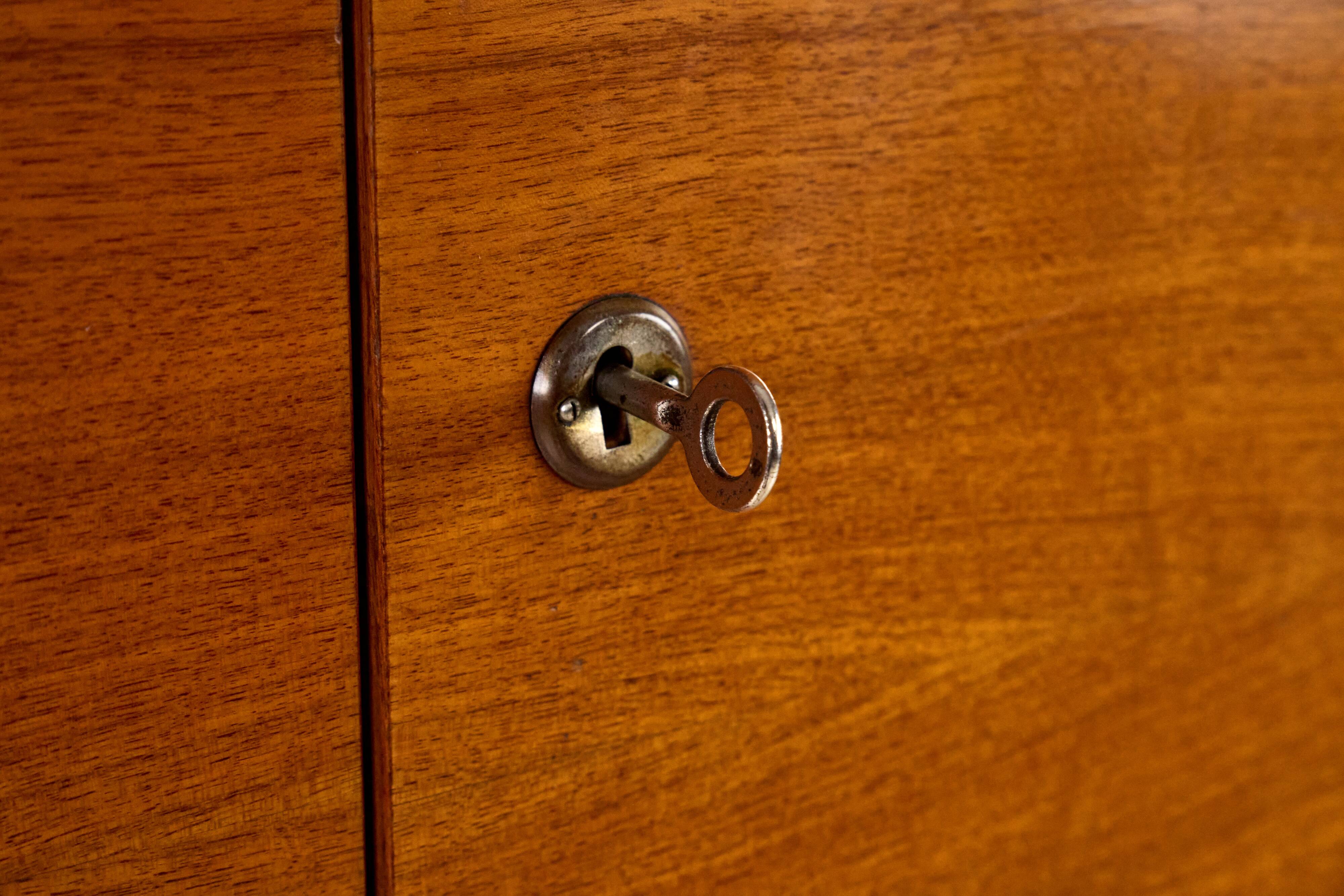 Art Deco Wardrobe, Český Nábytek, 1960, Czechoslovakia