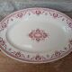 Old oval serving dish, Amiral Creil and Montereau Terre de Fer model