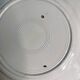 11 plates in antique earthenware decorated with golden leaves and golden border