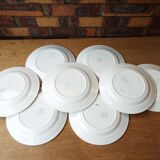 8 assiettes plates