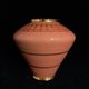 Art deco vase in opaque pink glass - model 'ady' de de rupel (boom glass)