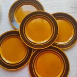 5 flat plates Staffordshire