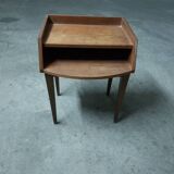 Scandinavian teak bedside table (2 available)