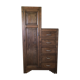 Asymmetrical wardrobe old Art Deco style