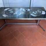 Vintage ceramic coffee table from the 1970s