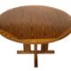 Table à manger ovale en pin, années 1970