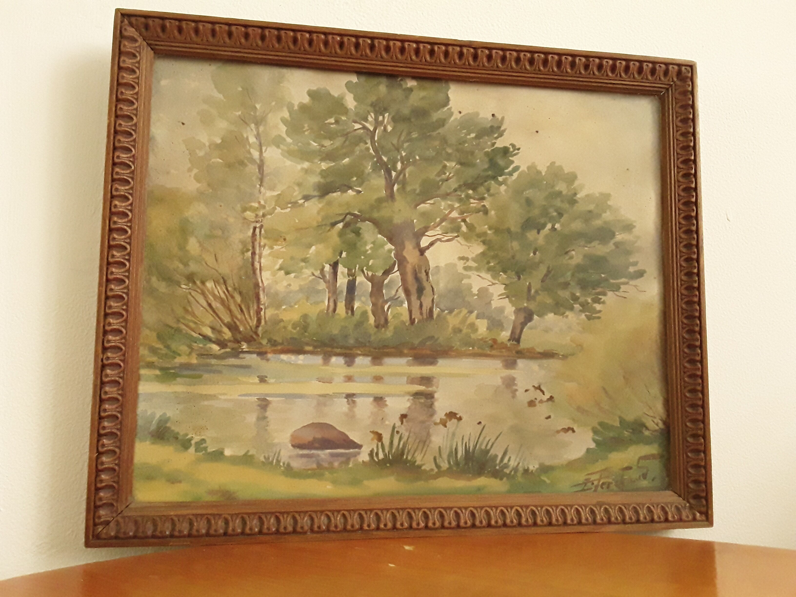 Old watercolor