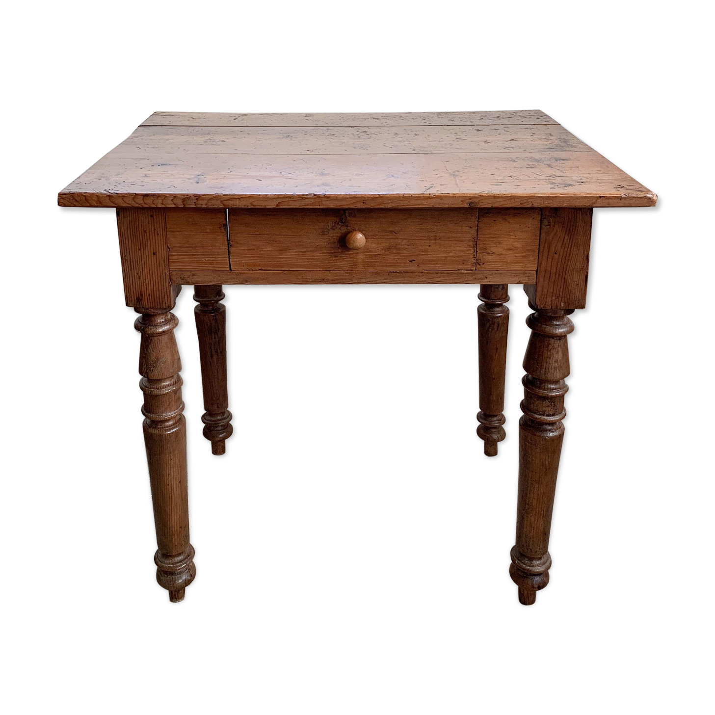 Small English pine table - early 20th century