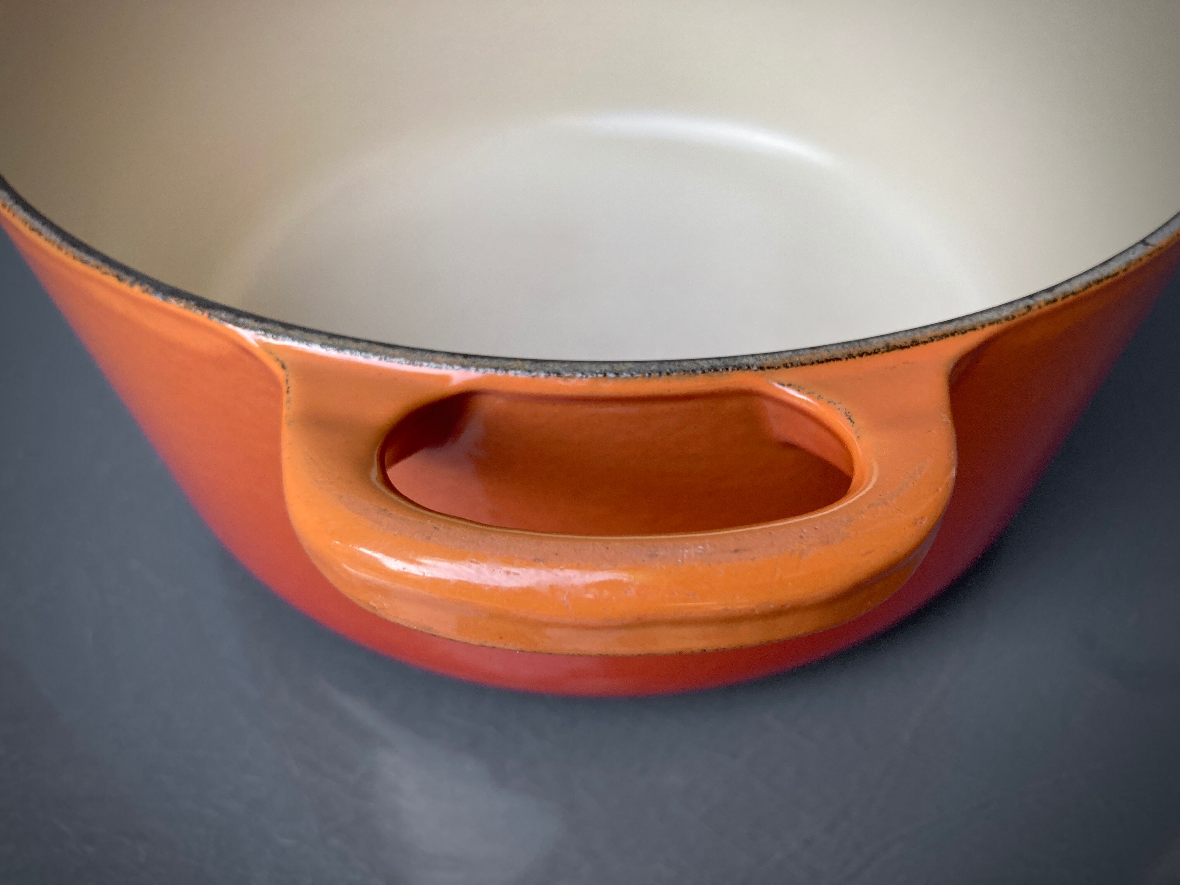 Le Creuset - Casserole. covered in enameled cast iron
