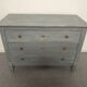 Chest of drawers blue/grey lasured board