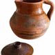 Olla de cuisson en terre cuite rustique, fabriquée à la main, espagnole, 19e siècle