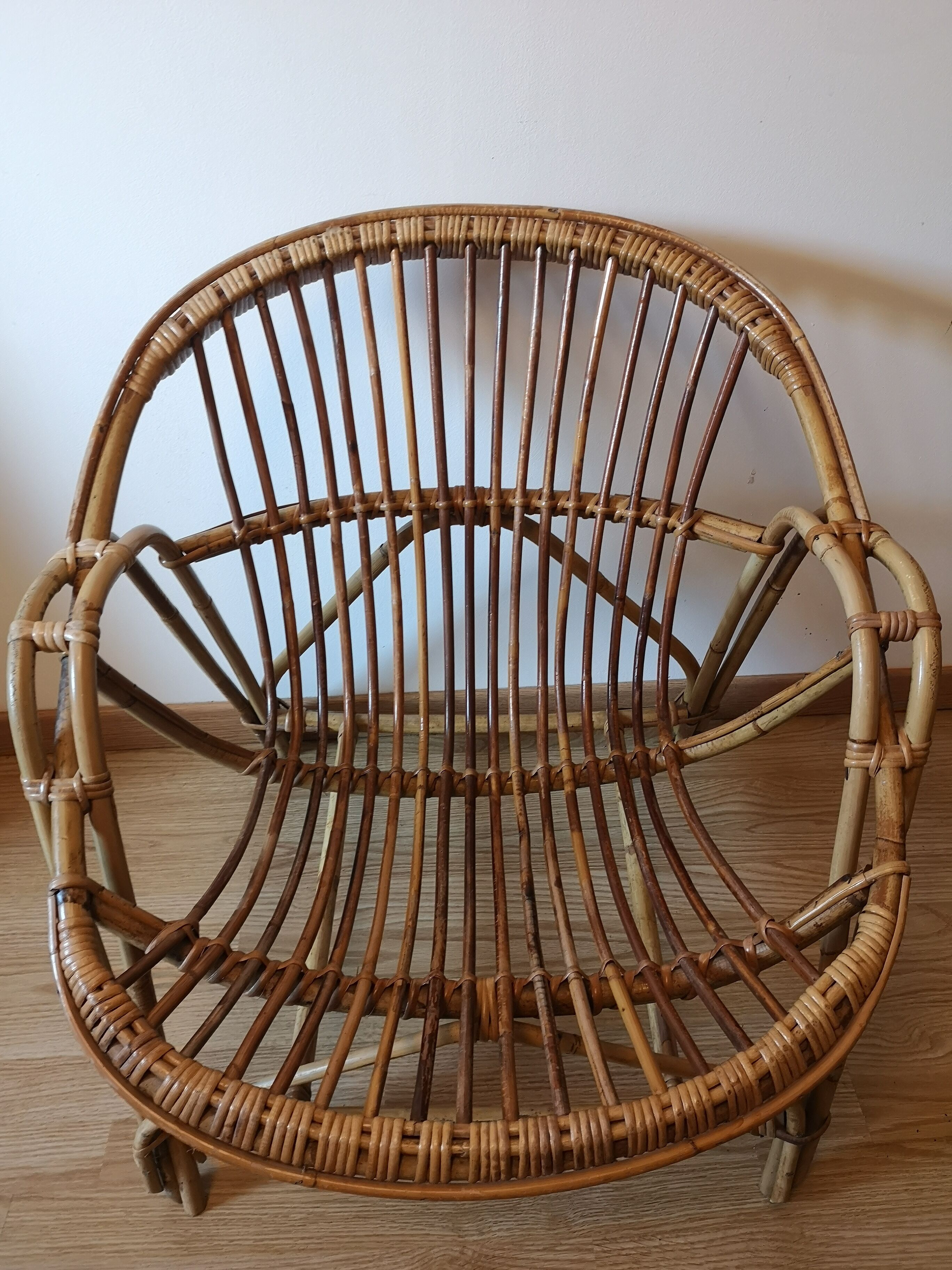 Rattan chair 70s