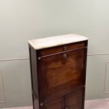 Étienne avril right secretary in mahogany louis xvi period stamped xviii eme century flag