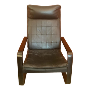 Fauteuil cuir 70´s