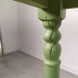 Green console table