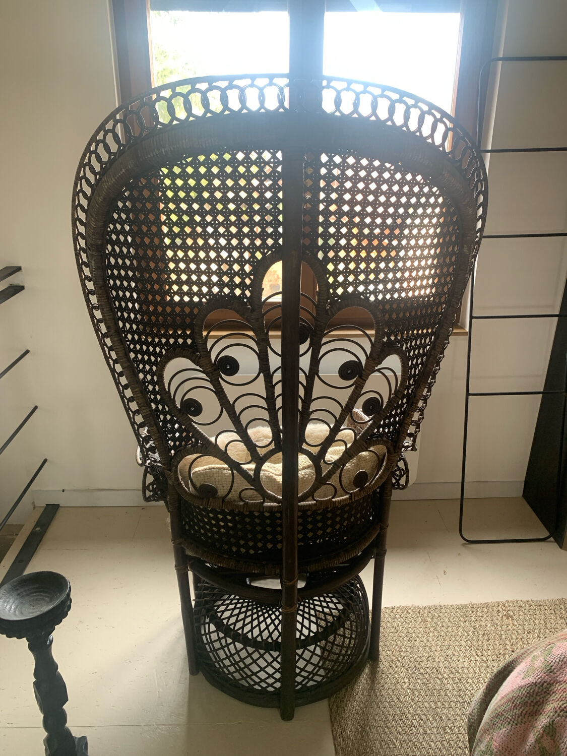 Emmanuelle rattan armchair