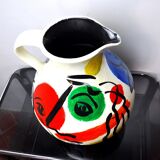 Vase painted by Peter Robert Keil, signed, Germany, 1984