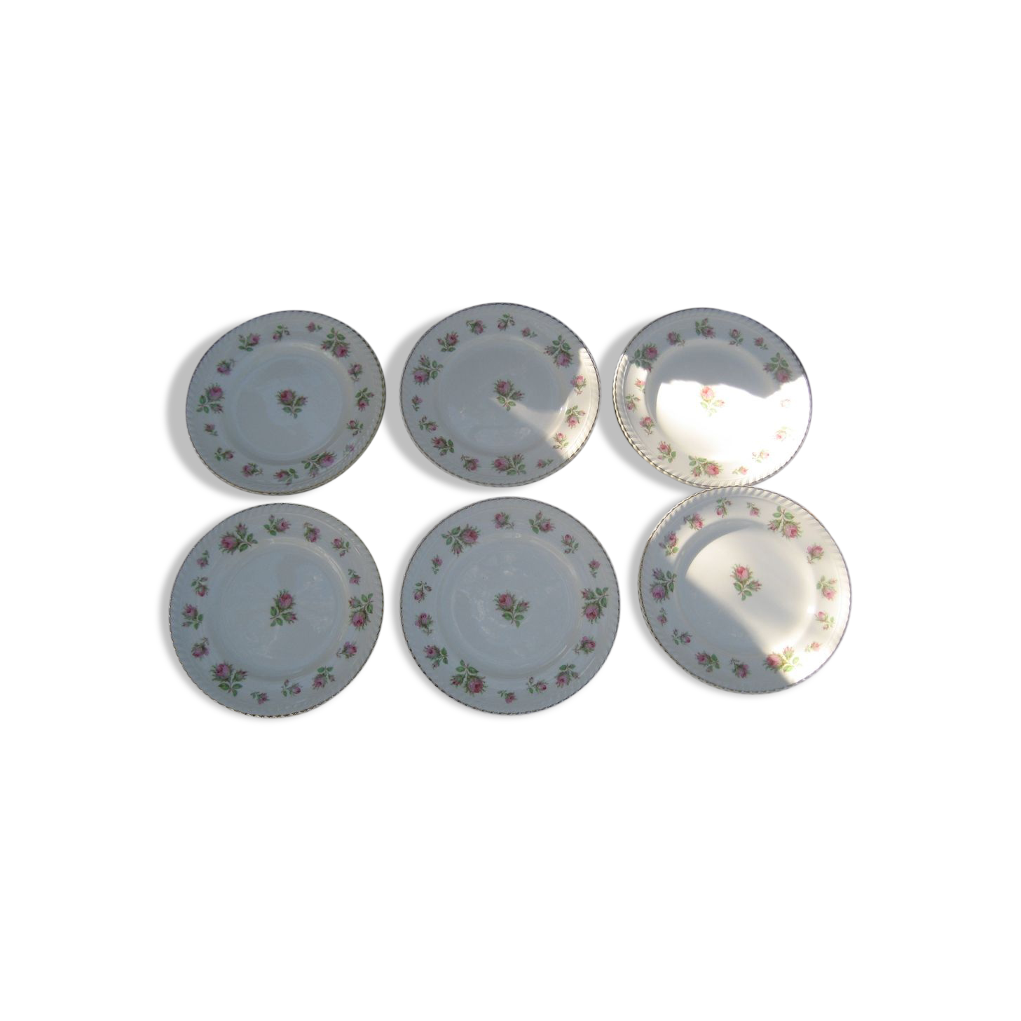 6 Johnson Brothers Windsor Ware plates