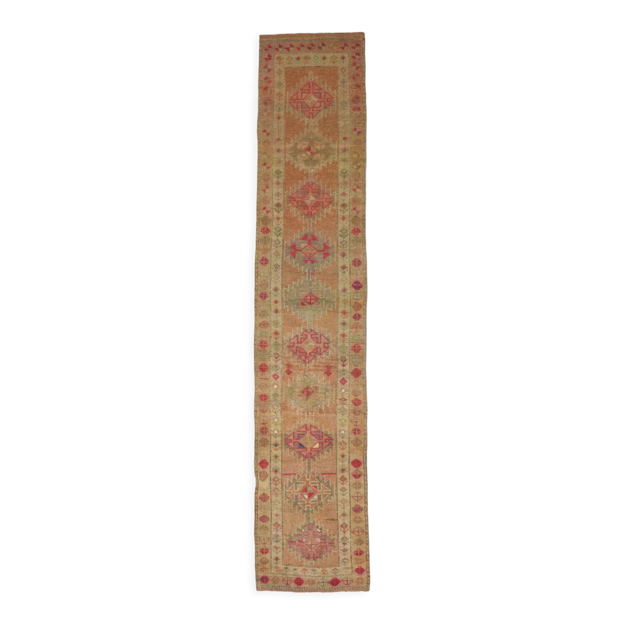 Oushak runner rug 77x386cm