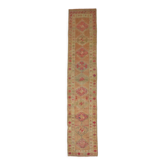 Oushak runner rug 77x386cm