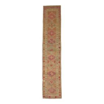 Oushak runner rug 77x386cm
