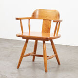 Set of 6 Scandinavian Pine Chairs 1960s/70s