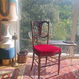 Rare chaise de chambre Napoléon III (1870/80), de style anglais