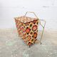 Porte-revues vintage flower power