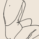 Female figure giclee art print, 50x70cm