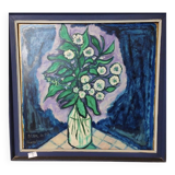 ALAN "Bouquet of Flowers" Oil on panel