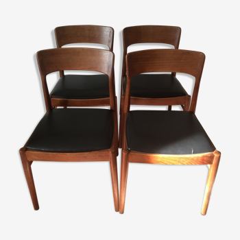 Set of 4 chairs teak Kai Kristiansen