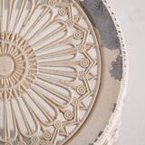 Art Nouveau garden table and chairs set (circa 1950). 5-piece set