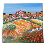 Oil painting on canvas landscape