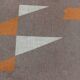 Midcentury Design Geometric Carpet or Rug, 1970s