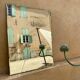Vintage beveled mirror