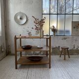 XS oak draper's table