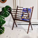 Scandinavian magazine rack from the 60s