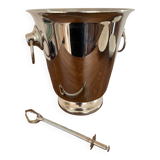 Bucket and ice tongs