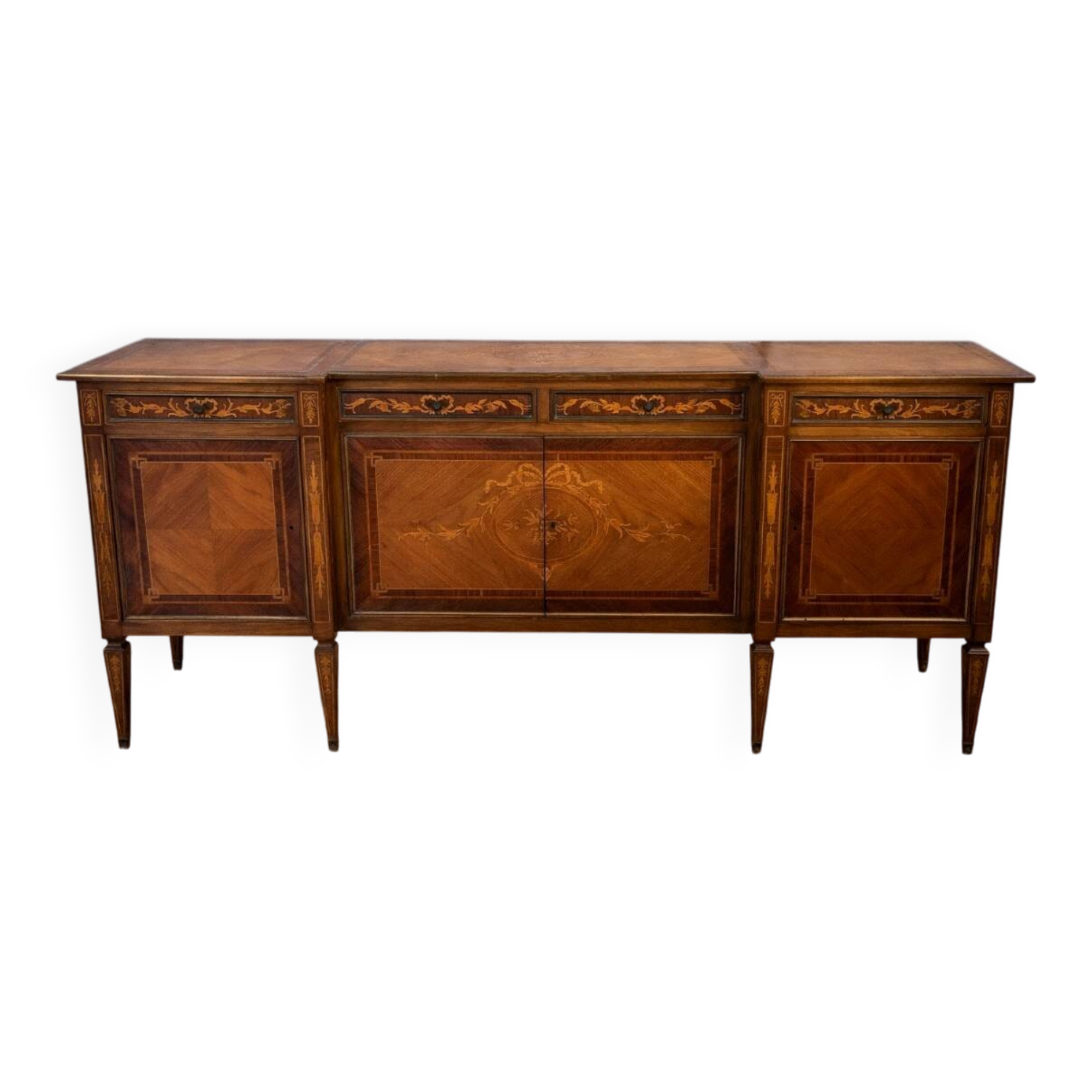Marquetry Venetian enfilade – Louis XVI style