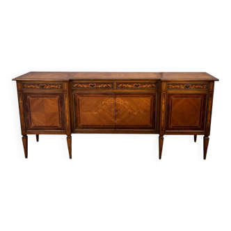 Marquetry Venetian enfilade – Louis XVI style