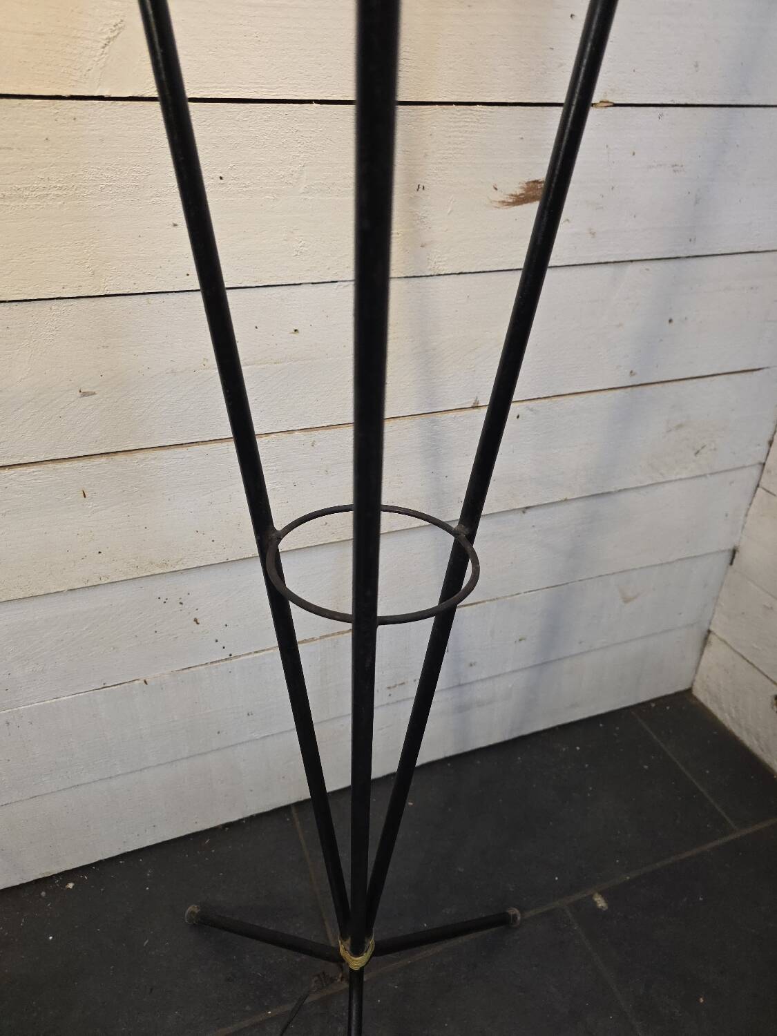 1960s tripod floor lamp, 3 lights