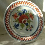 Faience plate of Sinceny epoch 1850- 1860