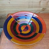 Large fruit bowl signed Lussot