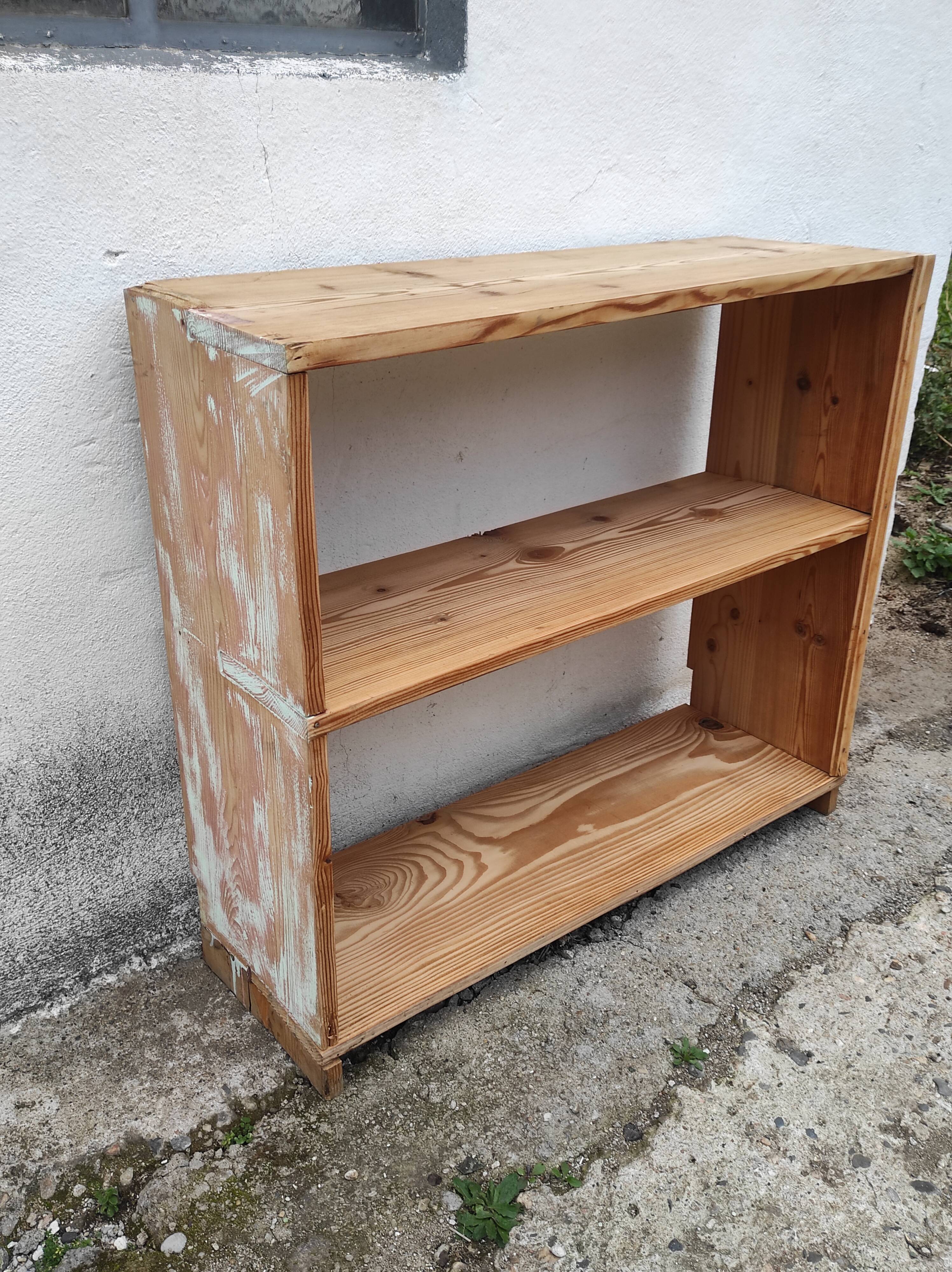 Workshop furniture shelves old wood shelving vintage industrial fir