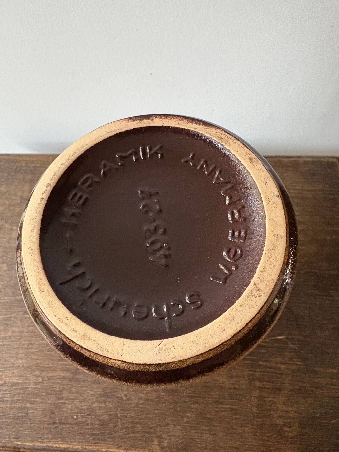 Ceramic vase from the 1960s, West Germany