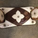 Vintage camel saddle stool 1960