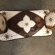 Vintage camel saddle stool 1960