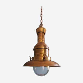 Brass marine/nautical suspension, 50s